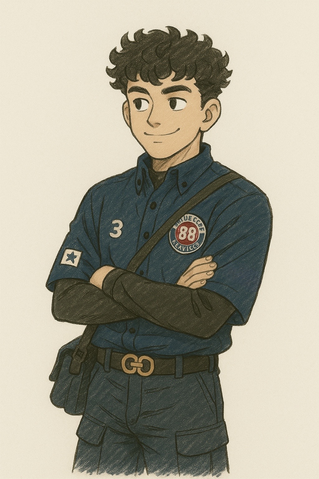 Cartoon illustration of Matt